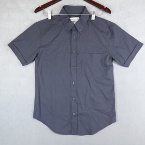 RSVLTS Shirt Mens XS Gray Kunuflex Short Sleeve Casual Performance Button Up